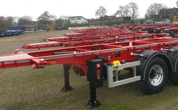 10 stuks Nieuwe Chassis Onderweg naar Melissant!