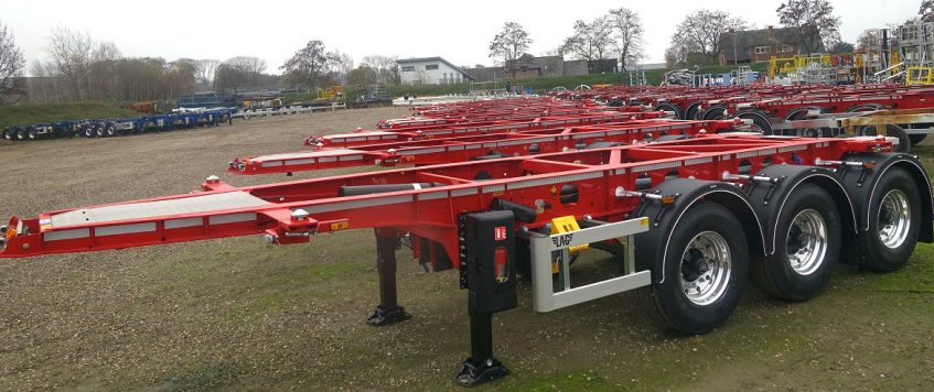 10 stuks Nieuwe Chassis Onderweg naar Melissant!