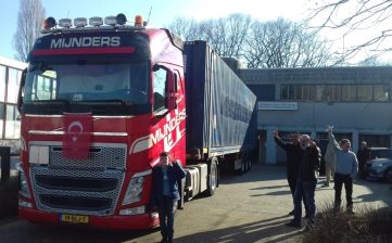 Mijnders Transport levert een bijdrage aan de hulpverlening voor de slachtoffers in Turkije en Syrië.